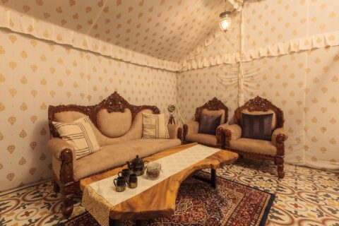 Sofa with table | Stay Serene Luxury